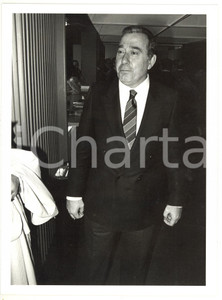 1990 ca ROMA Ritratto di Biagio AGNES direttore generale RAI (1) *Foto 18x24 cm
