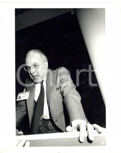 1990 ca RIMINI - PSI Discorso di Lelio LAGORIO *Fotografia VINTAGE 20x25 cm