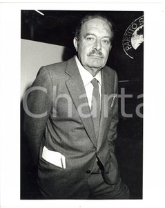1990 ca ROMA - PSI Ritratto di Enrico JACCHIA *Foto 20x25 cm