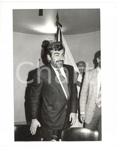 Fotografia d epoca originale 1985 ca  ROMA Convegno DC  Ritratto di Giovanni GORIA Foto 1