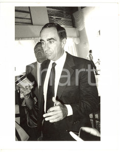 1990 ca ROMA Ritratto del ministro Franco CARRARO *Fotografia 20x25 cm