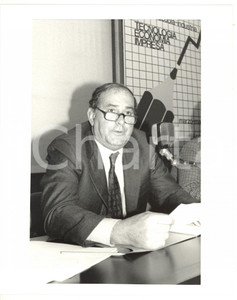 1990 ca MILANO - ASSOLOMBARDA Ritratto del vicepresidente Carlo PERETTI - Foto