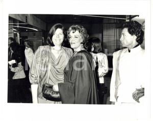 1987 FESTIVAL DI CANNES Ritratto dell'attrice Jane RUSSELL con la figlia *Foto