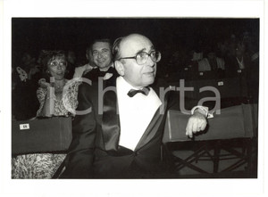1987 VENEZIA Premio Campiello - Ritratto di Nerio NESI durante la cerimonia FOTO