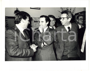 1990 ca PSI Paolo PILLITTERI - Pio DE BERTI - Luigi MATTUCCI *Foto 25x20 cm