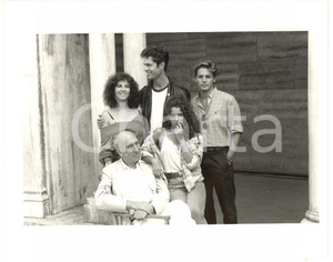 1987 VENEZIA Rupert EVERETT Stefania SANDRELLI Valeria GOLINO Nicola FARRON 1 Fotografia di agenzia. CONDIZIONI: GFORMATO: 25X20 cm    originale e autentica 1