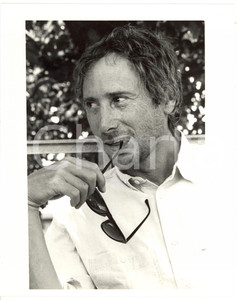 Fotografia d epoca originale 1990 ca CINEMA Ritratto del regista Peter DEL MONTE Foto 20x25 cm 1