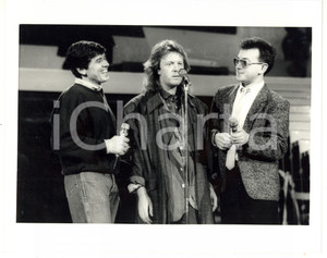 1987 FESTIVAL SANREMO Gianni MORANDI - Umberto TOZZI - Enrico RUGGERI (4) *Foto
