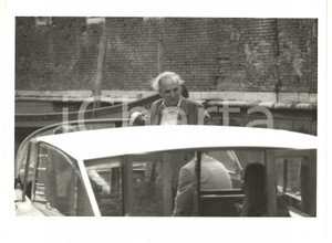 1983 VENEZIA Regista Ingmar BERGMAN visita in motoscafo la città *Foto 24x18