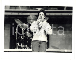 1987 FESTIVAL DI SANREMO Esibizione del giovane Enrico CIFIELLO *Foto 25x20
