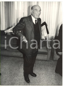 1989 MILANO Convegno DC - Ritratto di Guido CARLI *Foto 18x24 cm