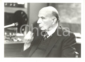 1985 ca TRIBUNALE DI MILANO Ritratto di Guido CARLI (1)  - Fotografia 24x18 cm