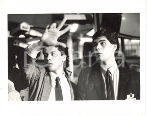 1987 MILANO Broker alla Borsa Italiana (1) *Fotografia VINTAGE 25x20 cm