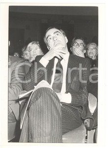 1985 ca CONI Franco CARRARO durante un convegno *Foto 18x24 cm