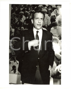 1985 ca RAI Ritratto del giornalista Antonino FAVA  *Foto 20x25 cm