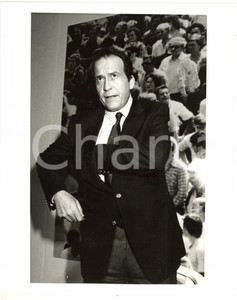 1985 ca RAI Ritratto del giornalista Antonino FAVA - Foto 20x25 cm