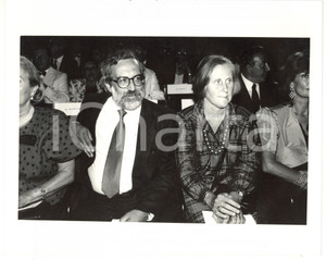 1990 ca MILANO Ritratto del ministro Enrico FERRI con la moglie - Foto 25x20 cm