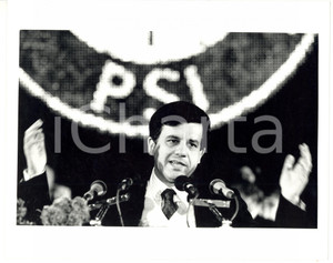 1990 ca PSI Convegno con il ministro Valdo SPINI *Fotografia 24x18 cm