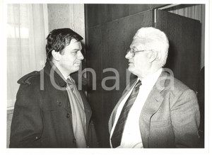 1990 ca PSI Mario DIDÒ a colloquio con Valdo SPINI *Foto 24x18 cm
