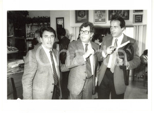 1990 ca RAI Giornalisti Fulvio DAMIANI e Antonino FAVA - Fotografia 24x18 cm