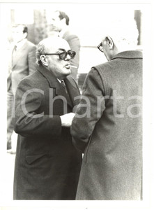 1990 ca ROMA - IRI Alberto BOYER discute con Victor UCKMAR *Foto VINTAGE 18x24