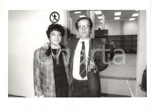 1990 ca ITALIA OGGI Direttore Marco BORSA con la moglie *Foto 24x18 cm