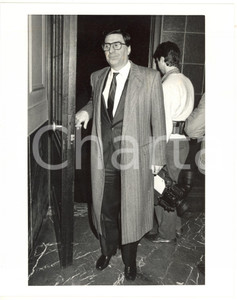 Fotografia d epoca originale 1990 ca MILANO Ritratto di Gaetano MORAZZONI Foto 20x25 cm 1