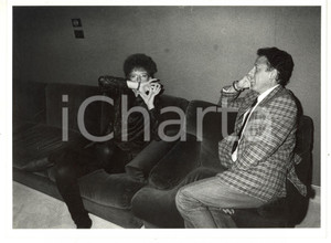 1985 ca FESTIVAL DI SANREMO Fiorella MANNOIA rilascia intervista *Foto 24x18