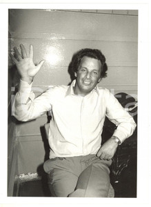 1985 ca MUSIC Ritratto del musicista Gianni BELFIORE *Foto VINTAGE 18x24 cm
