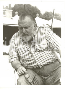 1984 CANNES Festival del Cinema - Ritratto di Sergio LEONE *Foto VINTAGE 18x24