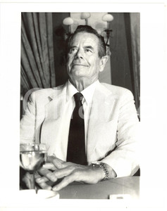 1990 ca CINEMA Ritratto dell'attore Glenn FORD *Foto VINTAGE 20x25 cm