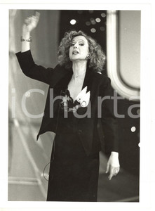 1985 ca RAI UNO - LORETTA GOGGI IN QUIZ Ritratto di Loretta GOGGI *Foto 18x24 cm