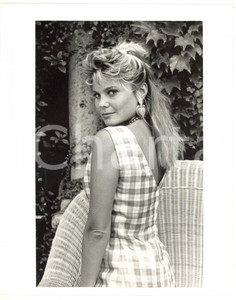 1985 ca CINEMA Ritratto dell'attrice Patrizia PELLEGRINO *Foto VINTAGE 20x25