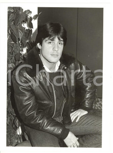 1984 CINEMA Ritratto del cantante USA Tom HOOKER *Foto VINTAGE 18x24 cm