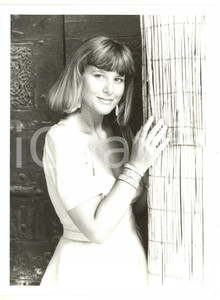 1985 ca CINEMA Ritratto dell'attrice Debora ERGAS *Foto VINTAGE 18x24 cm