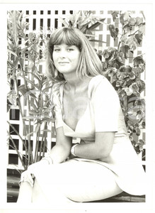 1985 ca CINEMA Ritratto dell'attrice Debora ERGAS - Foto VINTAGE 18x24 cm