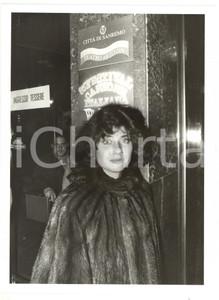 1985 FESTIVAL DI SANREMO Gigliola CINQUETTI all'ingresso del Teatro Ariston FOTO