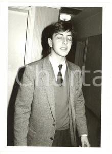 1985 ca MUSICA Ritratto di Massimiliano PANI *Foto VINTAGE 18x24 cm