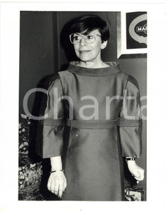 1985 ca MILANO - COSTUME Ritratto dell'attrice Franca VALERI (1) *Foto 20x25 cm
