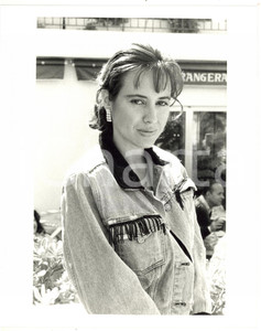 1990 ca CINEMA Ritratto dell'attrice Barbara SCOPPA *Foto VINTAGE 20x25 cm