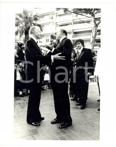 1987 CANNES Francesco ROSI al Festival del Cinema *Foto VINTAGE 20x25 cm