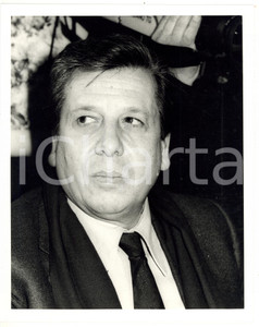 1987 RAI - PORTOBELLO Ritratto del giornalista Pio DE BERTI *Foto 20x25 cm