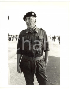 Fotografia d epoca originale 1990 ca ESERCITO ITALIANO Ritratto del generale Raffaele SIMONE  Foto 20x25 cm 1