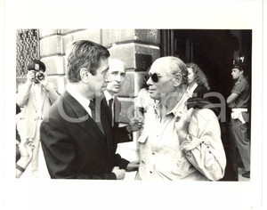 1985 ca ROMA (?) Pasquale SQUITIERI all'ingresso del tribunale *Foto 25x20 cm
