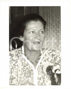1988 BARI - EUROPACINEMA Ritratto di Simone VEIL (3) *Foto VINTAGE 20x25 cm