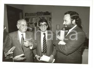 1985 ca POLITICA Luigi COLAJANNI - Vittorio MERLONI - Ottaviano DEL TURCO *Foto