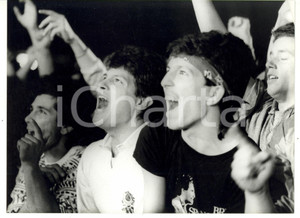 1990 ca MUSICA Fan al concerto Bruce Springsteen *Foto VINTAGE 24x18 cm