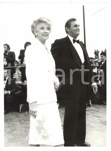 1985 ca CINEMA L'attore Roger HANIN con la moglie Christine GOUZE-RENAL *Foto 