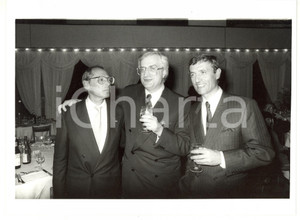 1986 VENEZIA - CINEMA François LEOTARD a cena con Bertrand TAVERNIER - Foto
