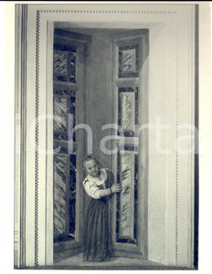 1940 ca MASER (TV) Villa BARBARO - Affresco Paolo Veronese "Crociera" *Foto  Fotografia d'epoca. CONDIZIONI:  G (ma minima sbrecciatura al lato destro)FORMATO:  18x24 cm    originale e autentica 1